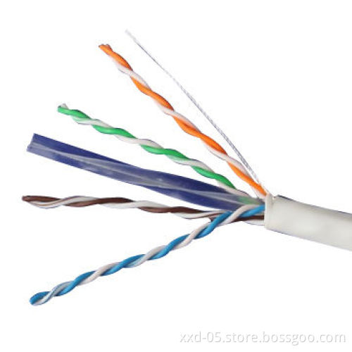 Cat5/5e/6 Network UTP LAN Cable with PVC Jacket, Suitable for Structure and Wiring